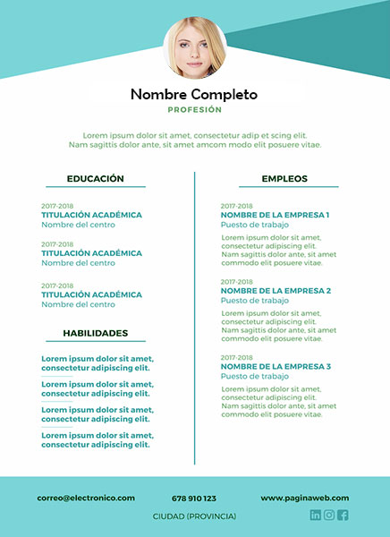 plantilla currículum carretillero retráctil